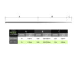 Delphin Konusni najlon Shocker REAXE 6x13m 0,20 mm – 0,35 mm - Slika 2