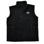 MATE FLEECE VEST BLACK