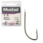 Mustad MU01 90339NP BN MATCH MAGGOT HOOKS