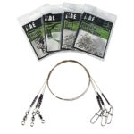 MATE WIRE LEADER 7X7 W/ROLLING SWIVEL AND NICE SNAP