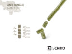 Delphin Anti tangle sleeve sCAMO GRAZZ Cut 10 kom - Slika 2