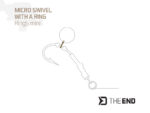 Delphin Micro swivel with a ringTheEND RingS mini 10 kom - Slika 2